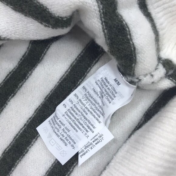 MADEWELL Elthorne Stripe Wrap Front Sweater - Picture 6 of 8